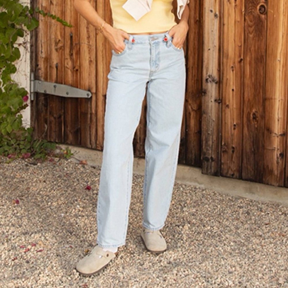 👖 NWT Levi’s Baggy Dad Light Wash - Light Sugar size 25
